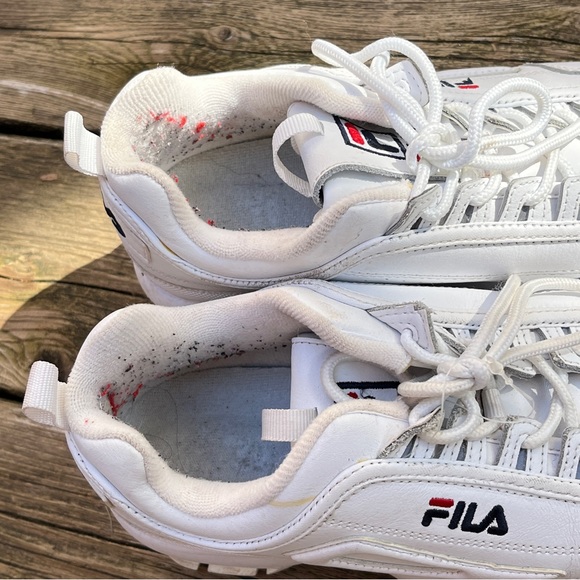 Fila shoes/sneakers leather upper,  size 9 - Picture 7 of 8